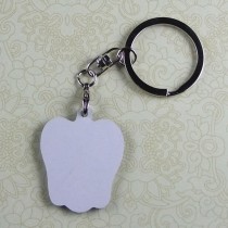  blank MDF key chains for sublimation blank thermal transfer printing key ring jewelry consumables A313