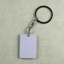  blank MDF key chains for sublimation blank thermal transfer printing key ring jewelry consumables