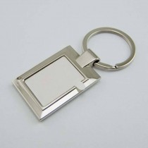 blank metal key chains for sublimation key ring for hermal transfer printing blank supplies