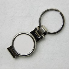 blank metal key chains for sublimation key ring for hermal transfer printing blank supplies