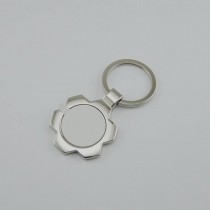 blank metal key chains for sublimation key ring for hermal transfer printing blank supplies