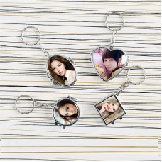 sublimation blank makeup mirrors keychains