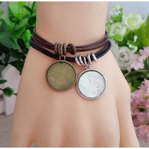 Thermal transfer Bracelet for sublimation couple bracelets for lover's gift new style 2018 jewelry wholesales