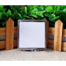 blank makeup mirrors for sublimation hermal transfer printing Square right angle makeup mirror blank diy supplies