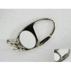 blank metal key chains for sublimation key ring for hermal transfer printing blank supplies