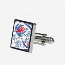 sublimation blank round square cufflinks