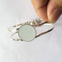 bracelet bangles for sublimation good quality copper bracelets for women tooth disc sublimation consumable custom material 08261