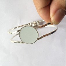 bracelet bangles for sublimation good quality copper bracelets for women tooth disc sublimation consumable custom material 08261
