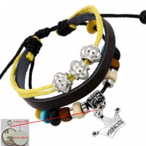 sublimation bracelet for women heart cross cowhide bracelets thermal transfer printing diy Knitted jewelry print photo 6styles
