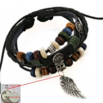 sublimation genuine leather bracelet for women cowhide weave bracelets thermal transfer printing diy custom jewelry 5styles