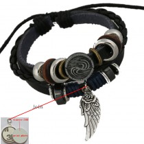 sublimation genuine leather bracelet for women cowhide weave bracelets thermal transfer printing diy custom jewelry 5styles