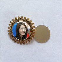 blank pins for sublimation women retro vintage antique Rome jewelry brooches for thermal transfer printing wholesales