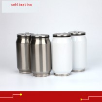 stainless steel vacuum cup for sublimation Vacuum cup diy personalized customized coke cans cups