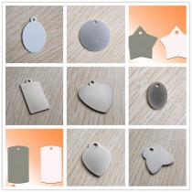 Dog Tag pendants for sublimation blank charm pendant for heat transfer blank consumable 18 styles wholesales