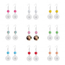 sublimation dangle earrings for women blank consumables drop Earring can print custom photo wholesales