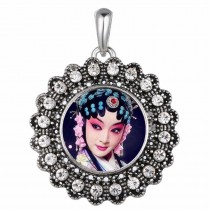 necklaces pendants for sublimation heart necklaces pendant for women button jewelry hot transfer blank diy consumable