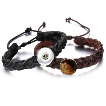 sublimation button rope  bracelet