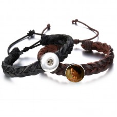 sublimation button rope  bracelet