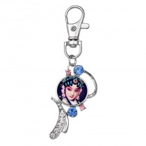button keychains for dye sublimation key chain jewelry for women men heat transfer blank consumables diy blank supplies