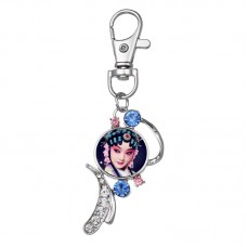 button keychains for dye sublimation key chain jewelry for women men heat transfer blank consumables diy blank supplies