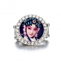 sublimation button rings ring jewelry