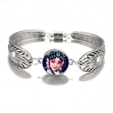 sublimation button bracelets for women fashion bracelet jewelry hot transfer printing diy custom blank  consumables