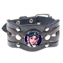 button bracelets for dye sublimation leather bracelet for women heat transfer blank jewelry consumables custom private gift