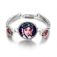 sublimation button bracelets for women fashion bracelet jewelry hot transfer printing diy custom blank  consumables