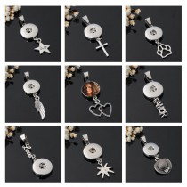 necklaces pendants for dye sublimation love button necklace pendant hot transfer blank material custom gifts 9 styles