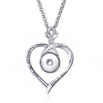 dye sublimation cross button necklace pendant for women  necklaces pendants with zircon for hot transfer printing blank gifts