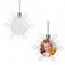 sublimation plastics christmas ball ornaments
