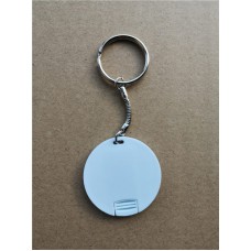 sublimation blank plastic U disk keychains