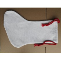 sublimation linen blank Christmas Stockings bags 18*38CM