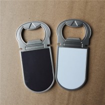 sublimation blank metal big  fridge magnet bottle opener  90*40MM