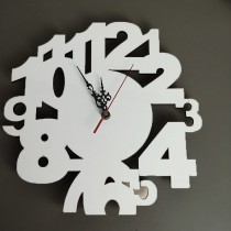 blank sublimation mdf wall clocks sublimation wall clock personality gift wholesales