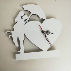 blank sublimation mdf wall clocks sublimation wall clock personality gift wholesales