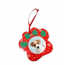 sublimation christmas  mdf  Dog claw ornament two sided printing  blank hot transfer printing diy custom consumables