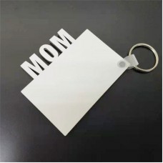 blank sublimation MDF dad mom grad 2020 key chain dye sublimation keychains personality gift wholesales