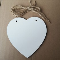 thickness:5MM sublimation blank mdf door hanger sign board Wall Plaques