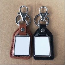 sublimation blank pu leather  keychains