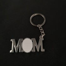 sublimation blank  mom  keychains key ring
