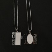 sublimation dad necklace pendant  necklaces pendants keychains