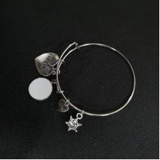 sublimation blank best friends bracelets  bangles