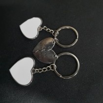 sublimation blank best friend  keychains key ring