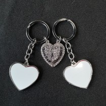sublimation blank  mom Mother and daughter  keychains key ring