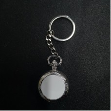 sublimation Pocket watch locket keychains keychain