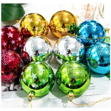 sublimation christmas  ball ornament two sided printing  blank hot transfer printing diy custom consumables