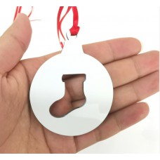 sublimation christmas  mdf  ornament two sided printing  blank hot transfer printing diy custom consumables