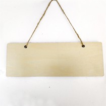 sublimation blank Natural mdf  door hanger sign board Wall Plaques