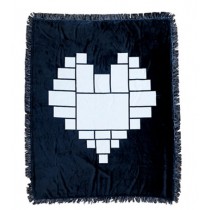 sublimation moon heart  panel blanket